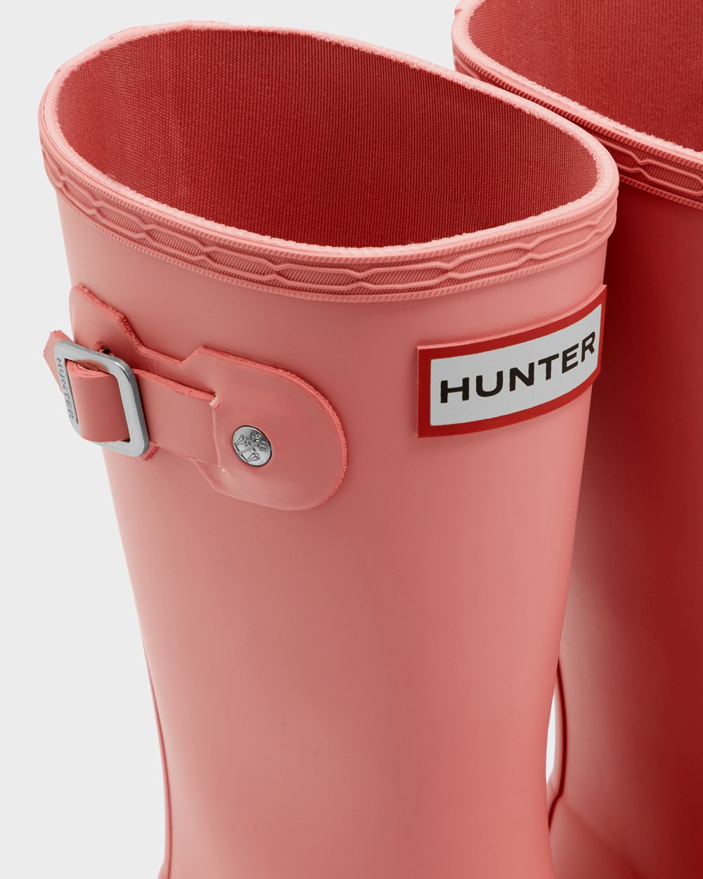 Kids Rain Boots - Hunter Original Big (63XYPFRSV) - Pink